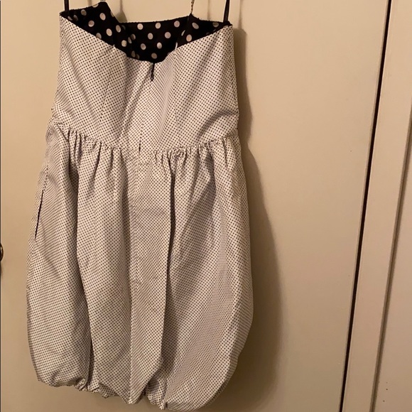 Alice and Olivia white polka dot halter dress - Picture 4 of 5